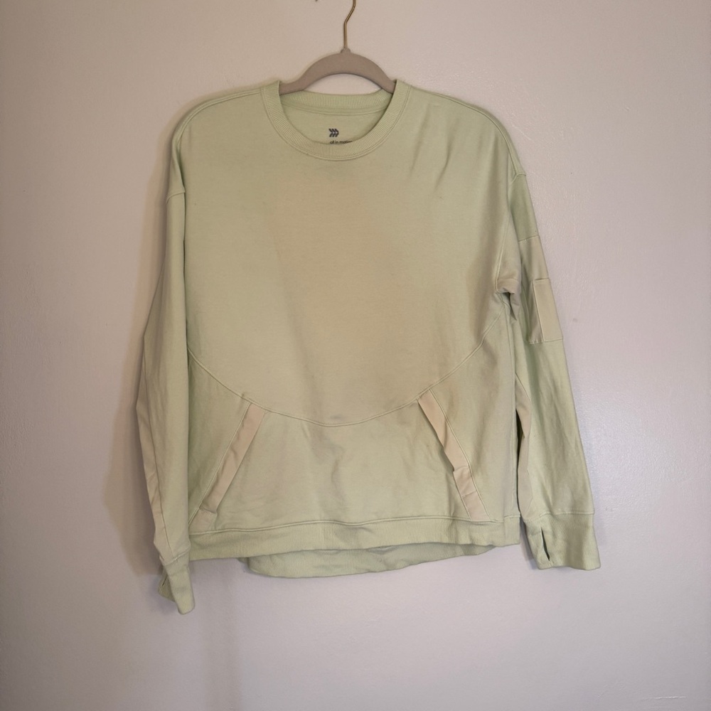 All in Motion Light Green Crewneck Sweatshirt